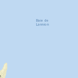 Locquirec Street Map