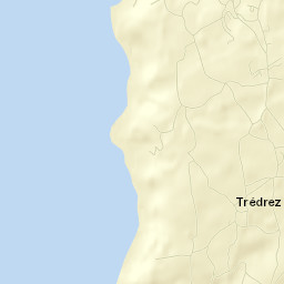 Trédrez-Locquémeau Street Map