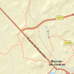 Marcey-les-Grèves Street Map