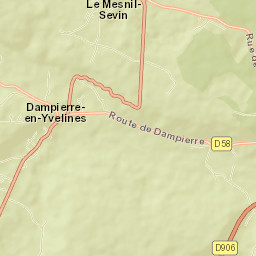 Dampierre-en-Yvelines Street Map