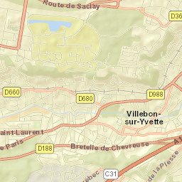 Villebon-sur-Yvette Street Map