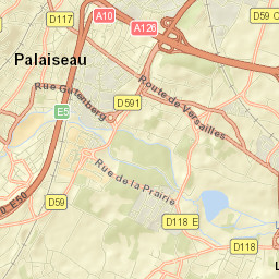 Palaiseau Street Map