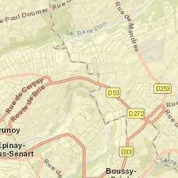 Boussy-Saint-Antoine Street Map