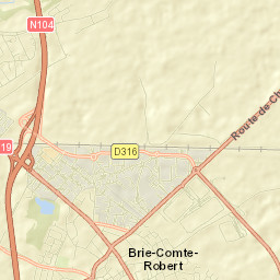Brie-Comte-Robert Street Map