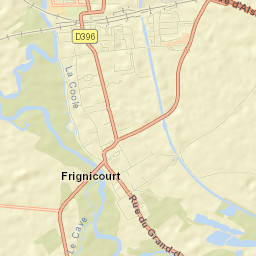 Frignicourt Street Map