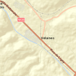 Velaines Street Map
