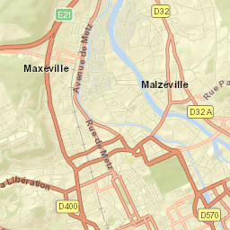 Malzéville Street Map