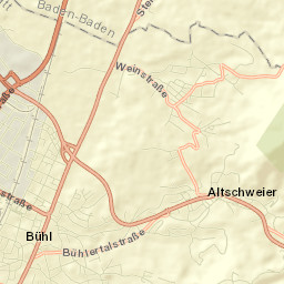 Bühl Street Map