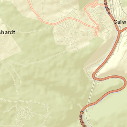 Calw Street Map