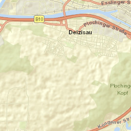 Deizisau Street Map