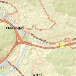 Wernau Street Map
