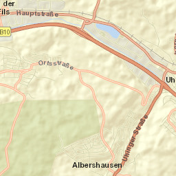 Albershausen Street Map
