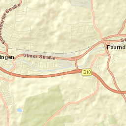 Uhingen Street Map
