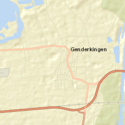 Genderkingen Street Map