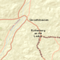 Rottenburg an der Laaber Street Map