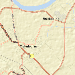 Osterhofen Street Map