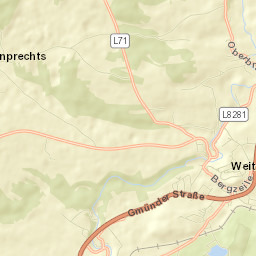 Weitra Street Map