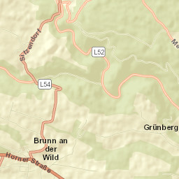 Brunn an der Wild Street Map