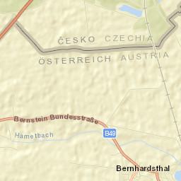 Bernhardsthal Street Map