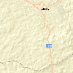 Gbely Street Map