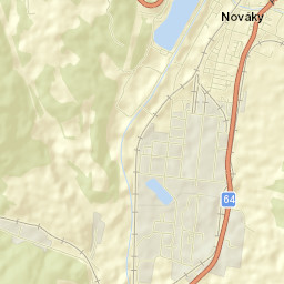 Nováky Street Map
