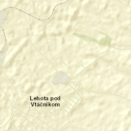 Lehota pod Vtáčnikom Street Map