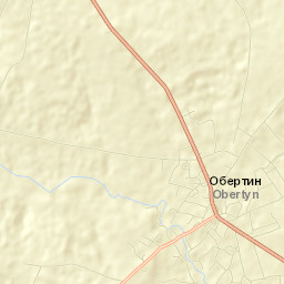 Obertyn Street Map