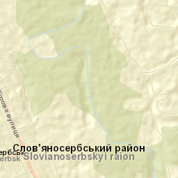 Slov`yanoserbsk Street Map