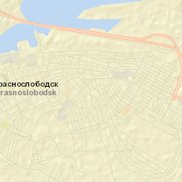 Krasnoslobodsk Street Map