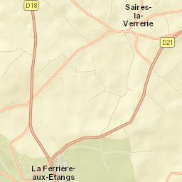 La Ferrière-aux-Étangs Street Map