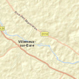 Villemeux-sur-Eure Street Map