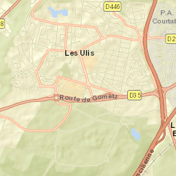 Les Ulis Street Map