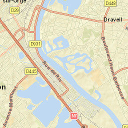 Draveil Street Map