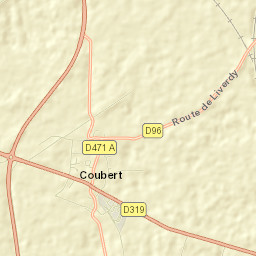Coubert Street Map
