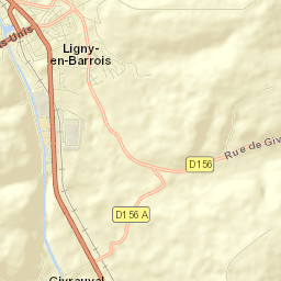 Ligny-en-Barrois Street Map