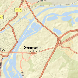 Dommartin-lès-Toul Street Map
