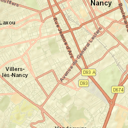 Villers-lès-Nancy Street Map