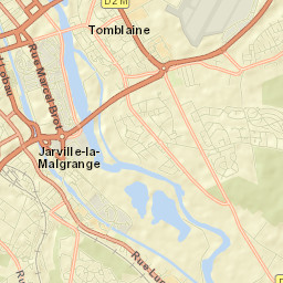 Tomblaine Street Map