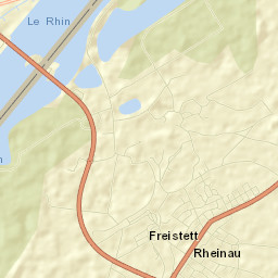 Rheinau Street Map
