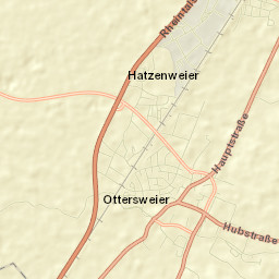 Ottersweier Street Map