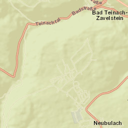 Bad Teinach-Zavelstein Street Map
