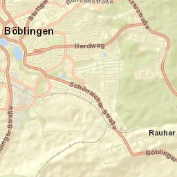 Böblingen Street Map