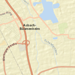 Asbach-Bäumenheim Street Map