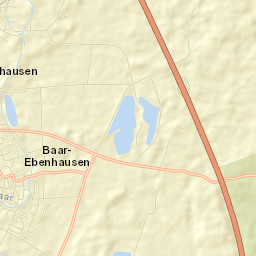 Baar-Ebenhausen Street Map