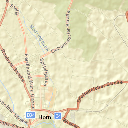 Horn Street Map