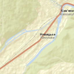 Nevyts’ke Street Map