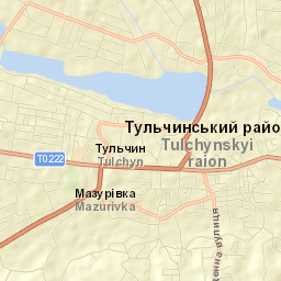 Tulchyn Street Map