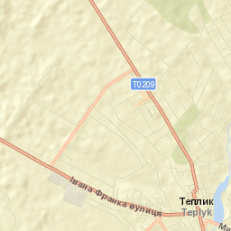 Teplyk Street Map