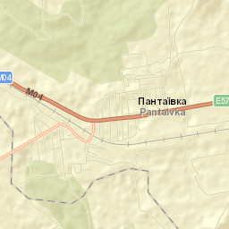 Pantayivka Street Map