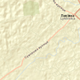 Lykhivka Street Map